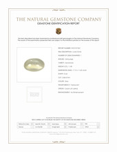 11.85 Ct. Grey Cabochon Moonstone from Ceylon (Sri Lanka) Scan Report
