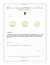 10.88 Ct. Cabochon Moonstone from Ceylon (Sri Lanka) Appraisal