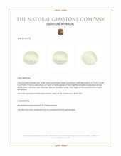 10.88 Ct. Cabochon Moonstone from Ceylon (Sri Lanka) Appraisal