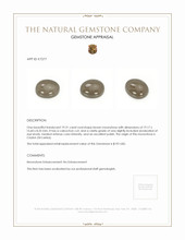 19.21 Ct. Brown Cabochon Moonstone from Ceylon (Sri Lanka) Appraisal