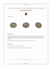 19.21 Ct. Cabochon Moonstone from Ceylon (Sri Lanka) Appraisal