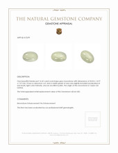 16.42 Ct. Cabochon Moonstone from Ceylon (Sri Lanka) Appraisal