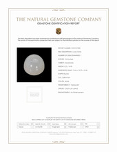 14.90 Ct. White Cabochon Moonstone from Ceylon (Sri Lanka) Scan Report