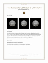 26.64 Ct. Cabochon Moonstone from Ceylon (Sri Lanka) Appraisal