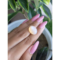 12.37 Ct. Cabochon Moonstone from Ceylon (Sri Lanka) Life Style