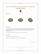 7.86 Ct. Grey Cabochon Moonstone from Ceylon (Sri Lanka) Appraisal