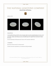 20.48 Ct. Cabochon Moonstone from Ceylon (Sri Lanka) Appraisal