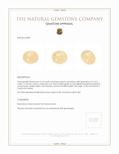 22.22 Ct. Cabochon Moonstone from Ceylon (Sri Lanka) Appraisal