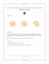 22.22 Ct. Cabochon Moonstone from Ceylon (Sri Lanka) Appraisal