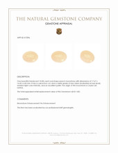 10.08 Ct. Cabochon Moonstone from Ceylon (Sri Lanka) Appraisal