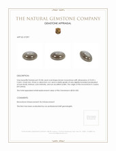 25.38 Ct. Cabochon Moonstone from Ceylon (Sri Lanka) Appraisal