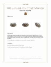 25.38 Ct. Cabochon Moonstone from Ceylon (Sri Lanka) Appraisal