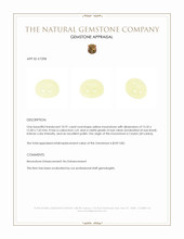 10.91 Ct. Cabochon Moonstone from Ceylon (Sri Lanka) Appraisal