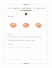 3.51 Ct. Cabochon Moonstone from Ceylon (Sri Lanka) Appraisal