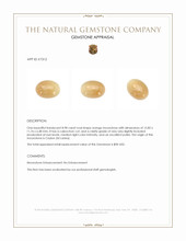 8.98 Ct. Cabochon Moonstone from Ceylon (Sri Lanka) Appraisal