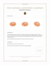 5.88 Ct. Cabochon Moonstone from Ceylon (Sri Lanka) Appraisal