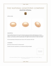 7.92 Ct. Cabochon Moonstone from Ceylon (Sri Lanka) Appraisal