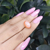 6.78 Ct. Cabochon Moonstone from Ceylon (Sri Lanka) Life Style