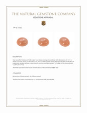 4.85 Ct. Cabochon Moonstone from Ceylon (Sri Lanka) Appraisal