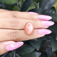 11.45 Ct. Cabochon Moonstone from Ceylon (Sri Lanka) Life Style