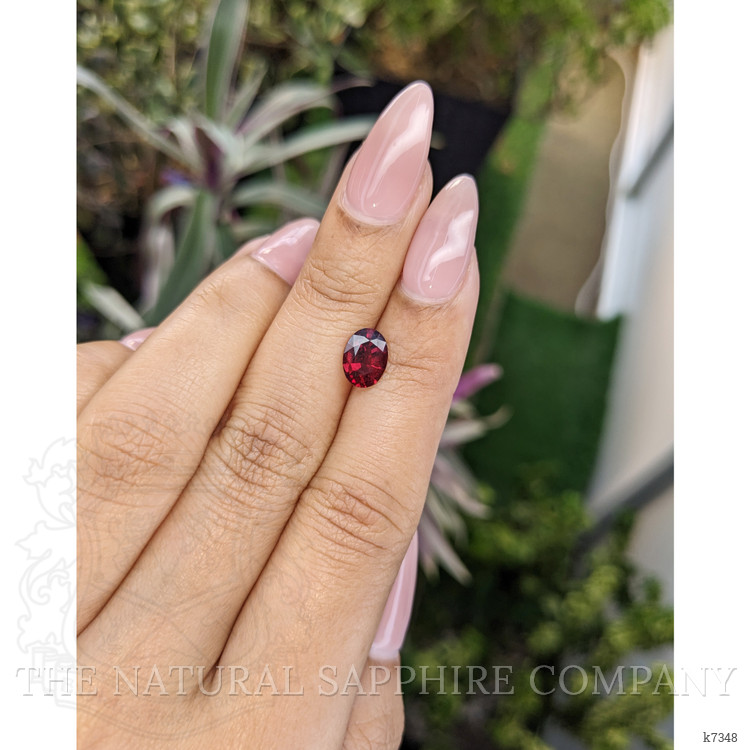 1.39 Ct. Almandine Garnet from Ceylon (Sri Lanka)