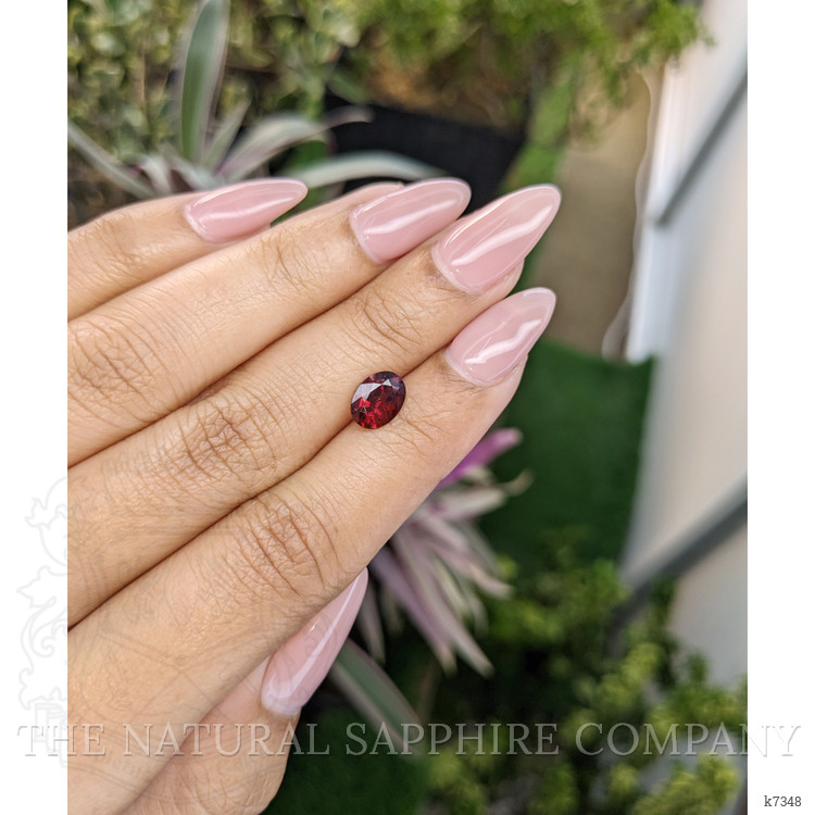 1.39 Ct. Almandine Garnet from Ceylon (Sri Lanka)