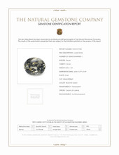 1.34 Ct. Zircon from Ceylon (Sri Lanka) Scan Report