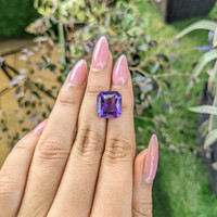 7.49 Ct. Amethyst from Ceylon (Sri Lanka) Life Style