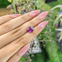 2.72 Ct. Rhodolite Garnet from Ceylon (Sri Lanka) Life Style