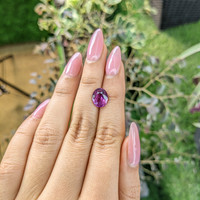 2.72 Ct. Rhodolite Garnet from Ceylon (Sri Lanka) Life Style