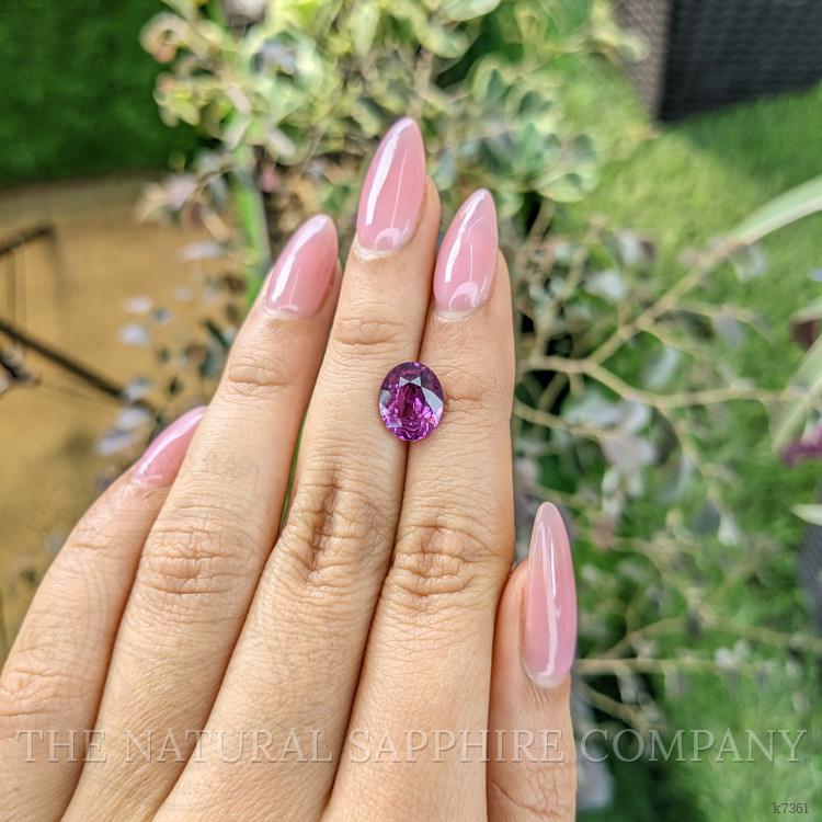 2.72 Ct. Rhodolite Garnet from Ceylon (Sri Lanka)