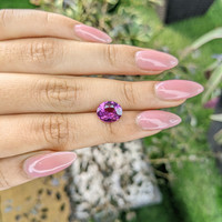 2.72 Ct. Rhodolite Garnet from Ceylon (Sri Lanka) Life Style