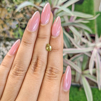 0.86 Ct. Chrysoberyl from Ceylon (Sri Lanka) Life Style