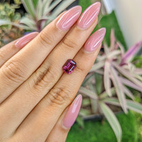 2.53 Ct. Rhodolite Garnet from Ceylon (Sri Lanka) Life Style
