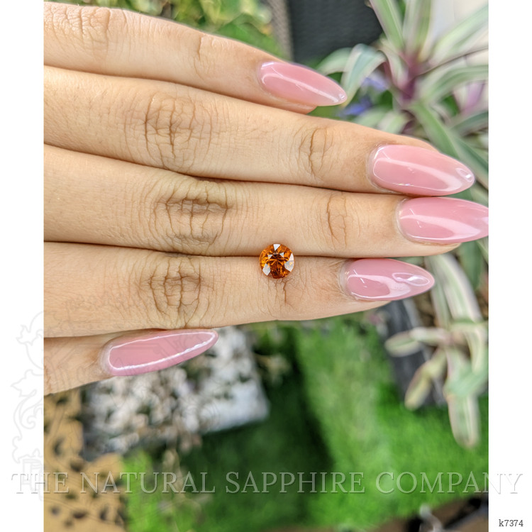 1.37 Ct. Hessonite Garnet from Ceylon (Sri Lanka)