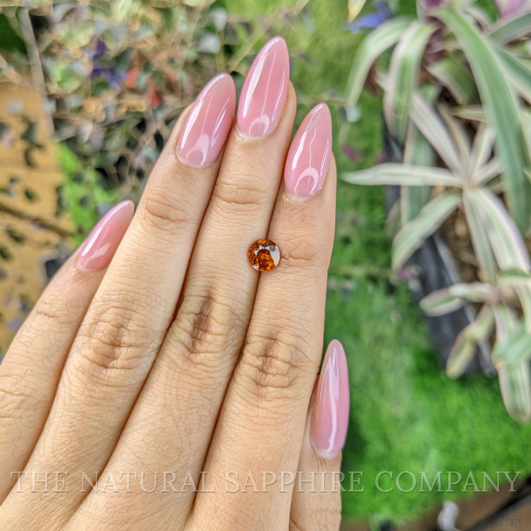 0.99 Ct. Hessonite Garnet from Ceylon (Sri Lanka)