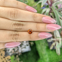 0.99 Ct. Hessonite Garnet from Ceylon (Sri Lanka) Life Style