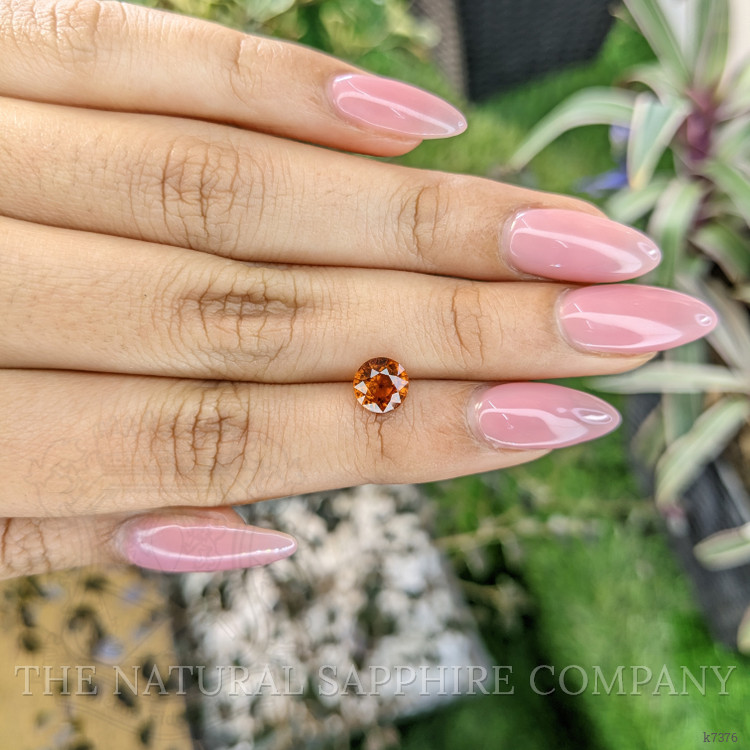 1.37 Ct. Hessonite Garnet from Ceylon (Sri Lanka)