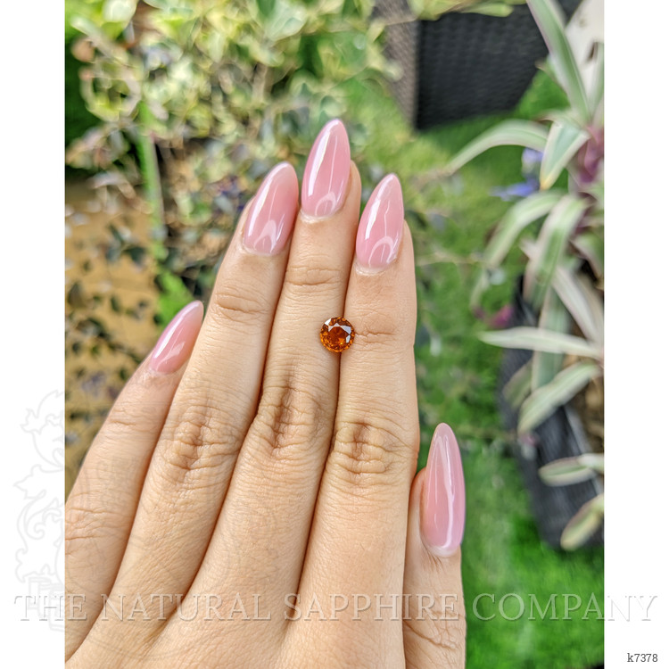 0.89 Ct. Hessonite Garnet from Ceylon (Sri Lanka)