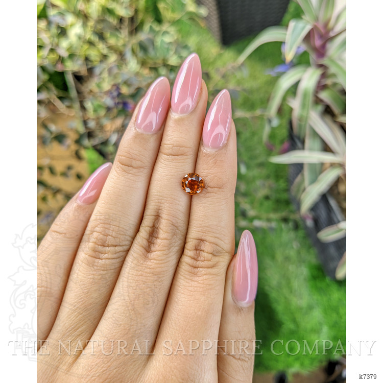 1.35 Ct. Hessonite Garnet from Ceylon (Sri Lanka)