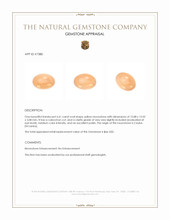 6.61 Ct. Cabochon Moonstone from Ceylon (Sri Lanka) Appraisal