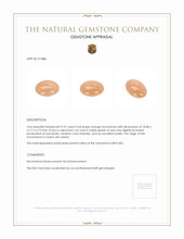 9.27 Ct. Brown Cabochon Moonstone from Ceylon (Sri Lanka) Appraisal