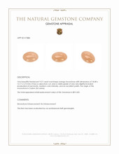 9.27 Ct. Cabochon Moonstone from Ceylon (Sri Lanka) Appraisal