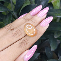 13.34 Ct. Cabochon Moonstone from Ceylon (Sri Lanka) Life Style