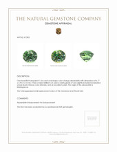 1.56 Ct. Alexandrite from Madagascar Appraisal