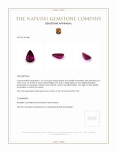 1.65 Ct. Rubellite Tourmaline from Ceylon (Sri Lanka) Appraisal