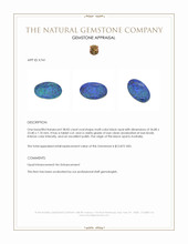 38.83 Ct. Multi Color Black Opal (Dark Opal) from Australia Appraisal