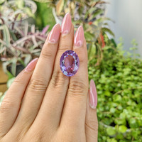 16.27 Ct. Amethyst from Mexico Life Style