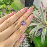 3.83 Ct. Amethyst from Brazil Life Style