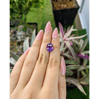 3.98 Ct. Amethyst from Brazil Life Style